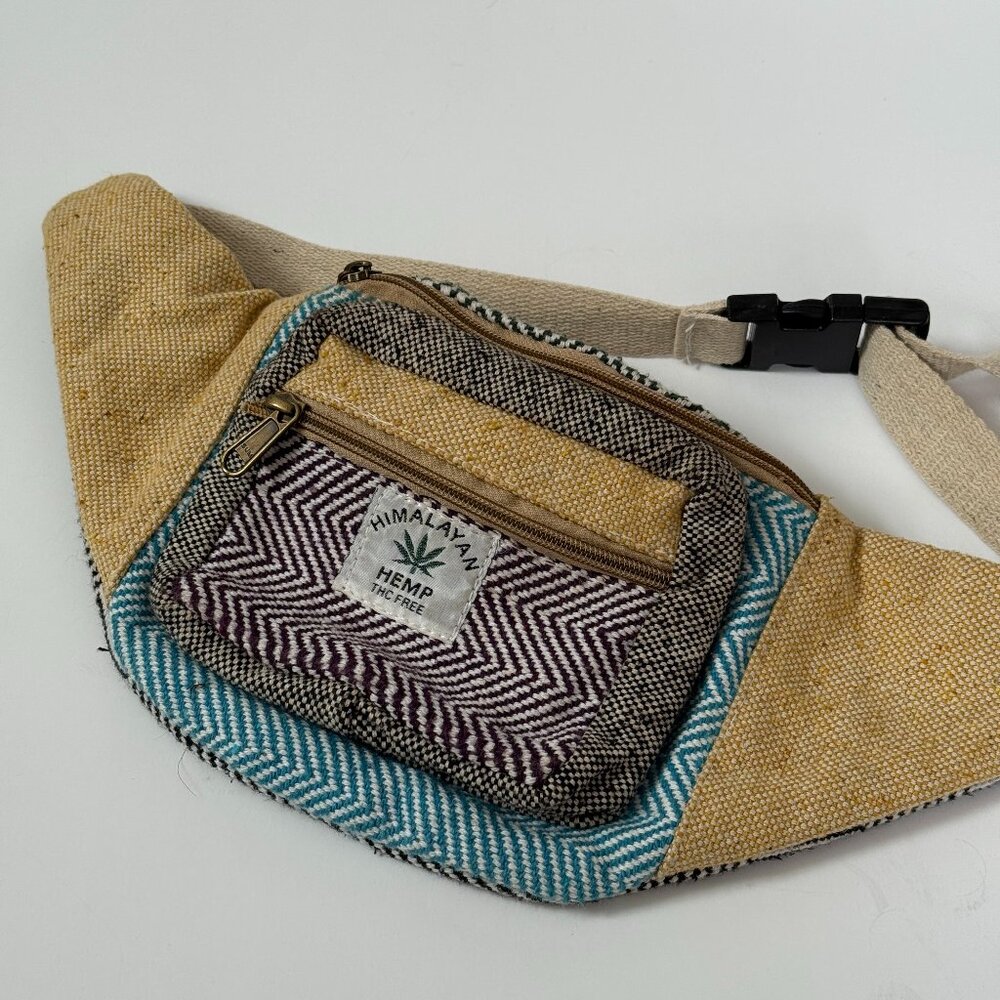 Himalayan hemp fanny pack, waist bag, bum bag